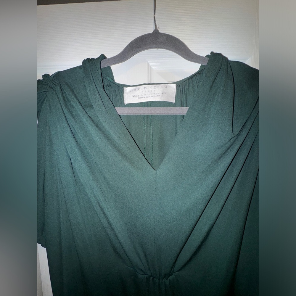 Stunning French made David Szeto dress